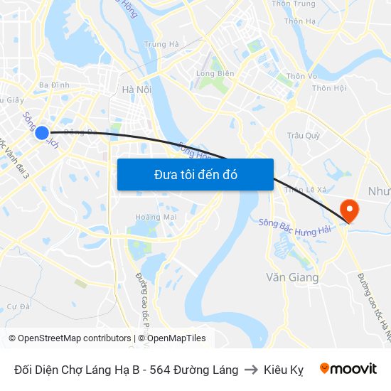 Đối Diện Chợ Láng Hạ B - 564 Đường Láng to Kiêu Kỵ map