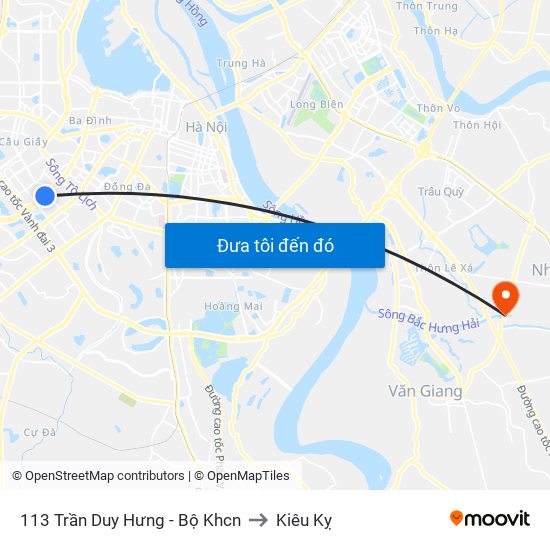113 Trần Duy Hưng - Bộ Khcn to Kiêu Kỵ map
