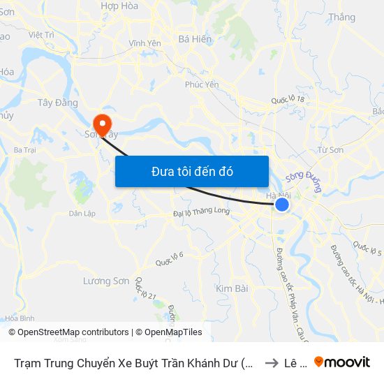 Trạm Trung Chuyển Xe Buýt Trần Khánh Dư (Khu Đón Khách) to Lê Lợi map