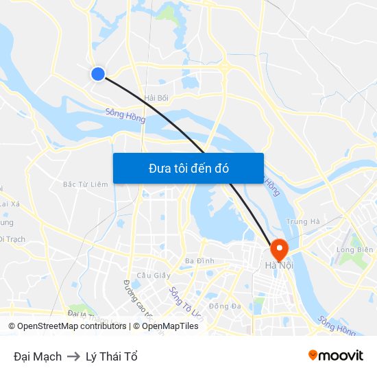 Đại Mạch to Lý Thái Tổ map