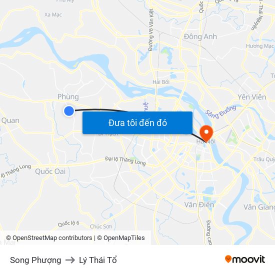 Song Phượng to Lý Thái Tổ map