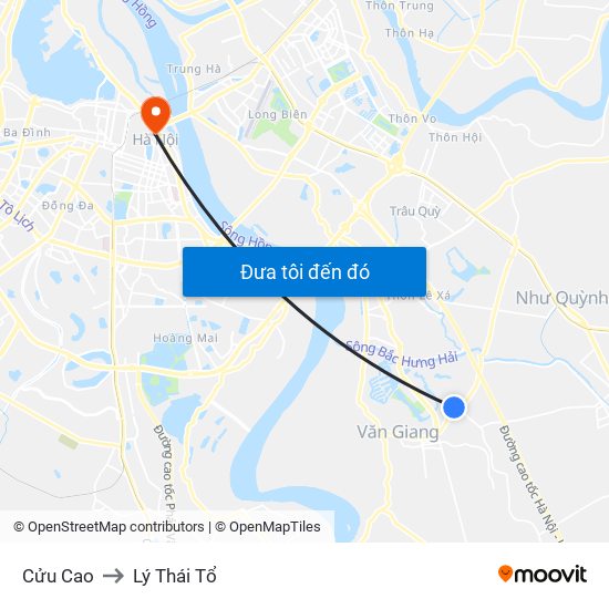 Cửu Cao to Lý Thái Tổ map