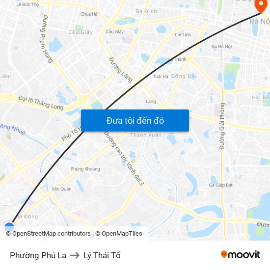 Phường Phú La to Lý Thái Tổ map