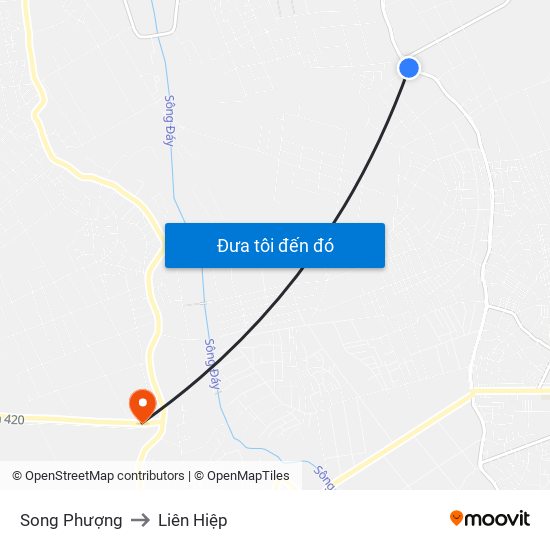 Song Phượng to Liên Hiệp map