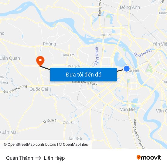 Quán Thánh to Liên Hiệp map