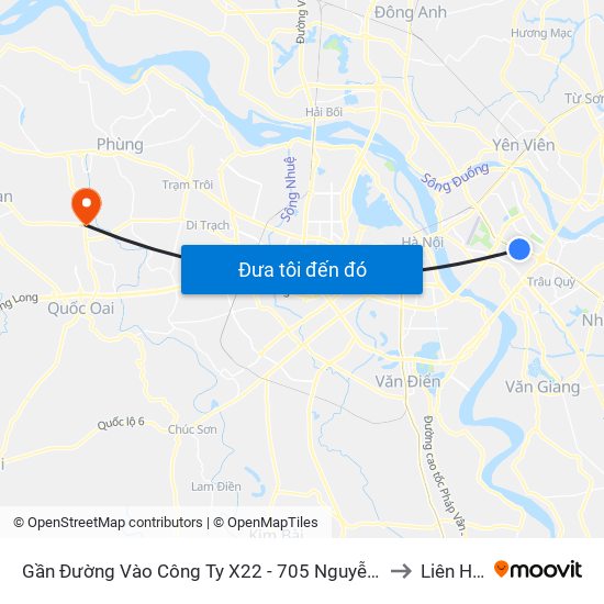 Gần Đường Vào Công Ty X22 - 705 Nguyễn Văn Linh to Liên Hiệp map