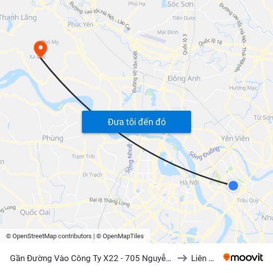 Gần Đường Vào Công Ty X22 - 705 Nguyễn Văn Linh to Liên Mạc map