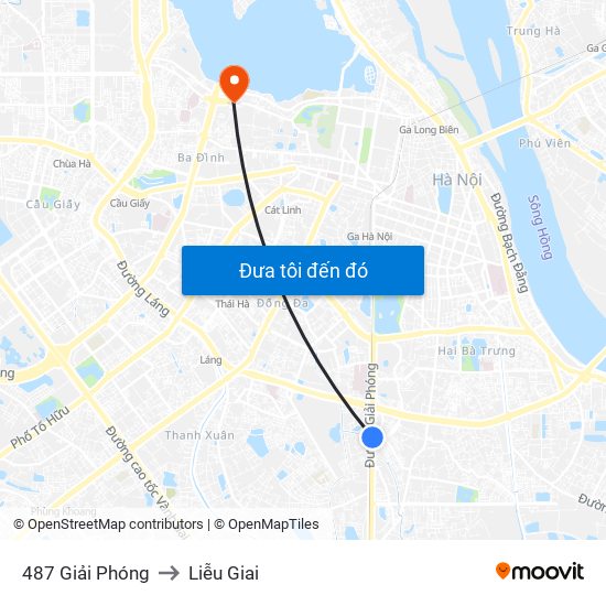 487 Giải Phóng to Liễu Giai map