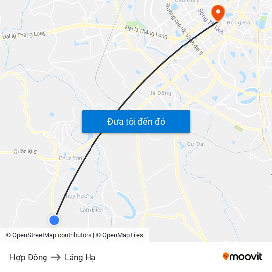 Hợp Đồng to Láng Hạ map
