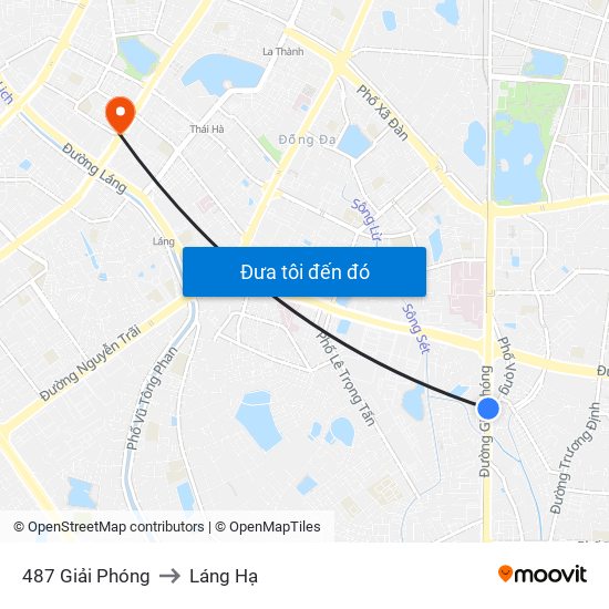 487 Giải Phóng to Láng Hạ map