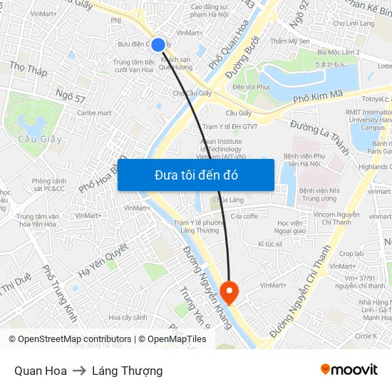 Quan Hoa to Láng Thượng map