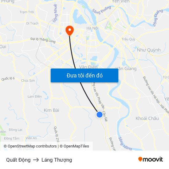 Quất Động to Láng Thượng map