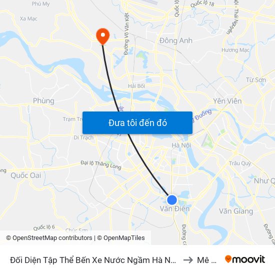 Đối Diện Tập Thể Bến Xe Nước Ngầm Hà Nội - Ngọc Hồi to Mê Linh map