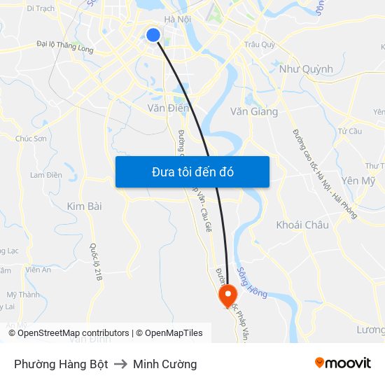Phường Hàng Bột to Minh Cường map