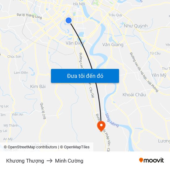 Khương Thượng to Minh Cường map