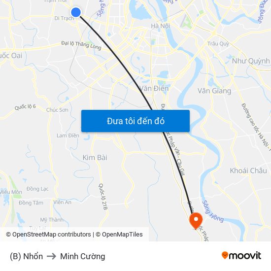 (B) Nhổn to Minh Cường map