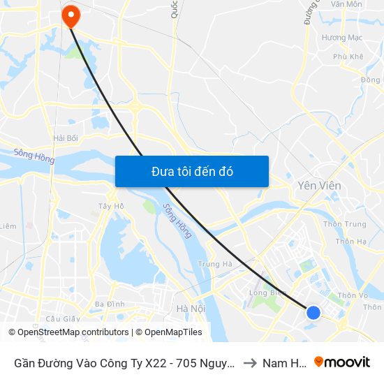 Gần Đường Vào Công Ty X22 - 705 Nguyễn Văn Linh to Nam Hồng map