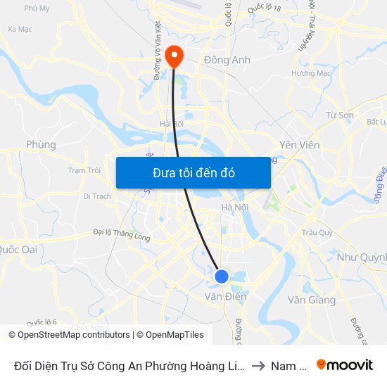 Đối Diện Trụ Sở Công An Phường Hoàng Liệt- 1277 Giải Phóng to Nam Hồng map