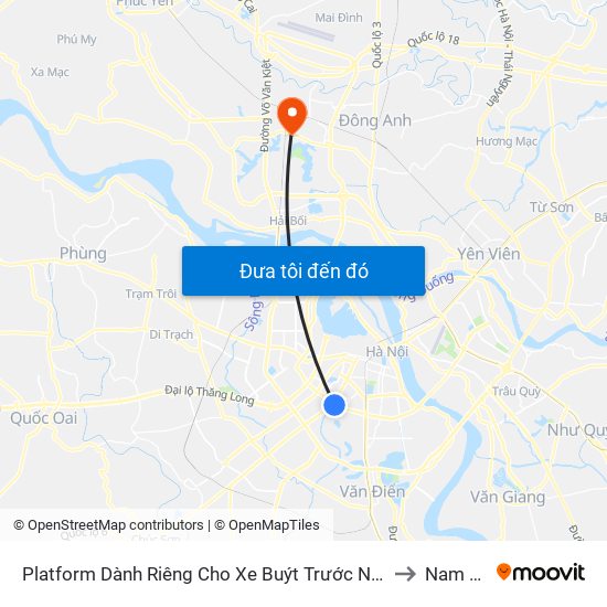 Platform Dành Riêng Cho Xe Buýt Trước Nhà 604 Trường Chinh to Nam Hồng map