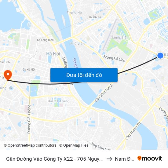 Gần Đường Vào Công Ty X22 - 705 Nguyễn Văn Linh to Nam Đồng map