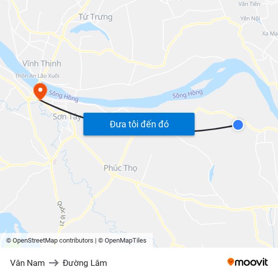 Vân Nam to Đường Lâm map