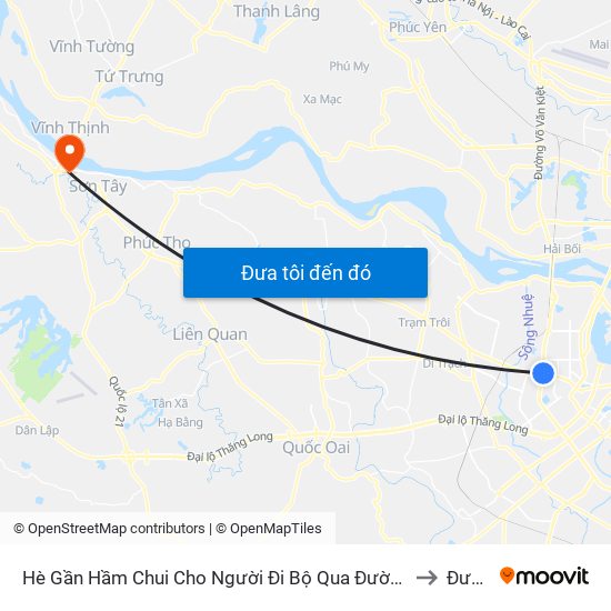 2b Phạm Văn Đồng to Đường Lâm map