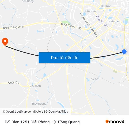 Đối Diện 1251 Giải Phóng to Đồng Quang map