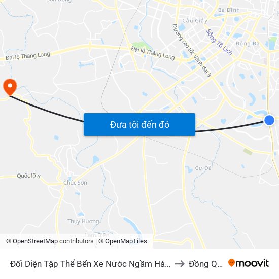 Đối Diện Tập Thể Bến Xe Nước Ngầm Hà Nội - Ngọc Hồi to Đồng Quang map