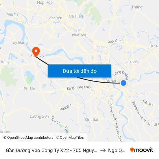 Gần Đường Vào Công Ty X22 - 705 Nguyễn Văn Linh to Ngô Quyền map