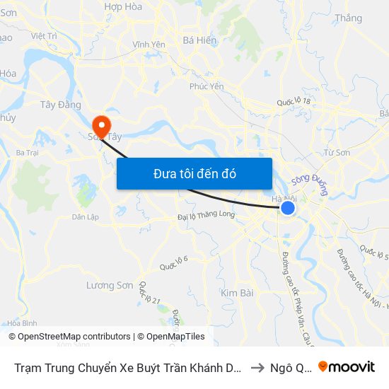 Trạm Trung Chuyển Xe Buýt Trần Khánh Dư (Khu Đón Khách) to Ngô Quyền map