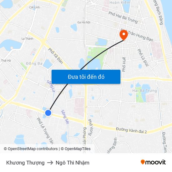 Khương Thượng to Ngô Thì Nhậm map