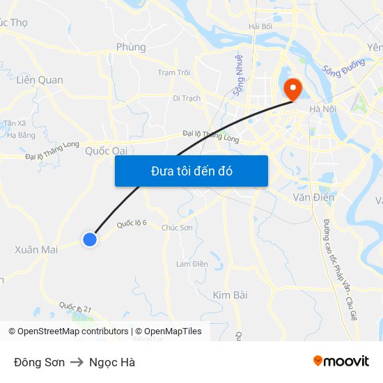 Đông Sơn to Ngọc Hà map