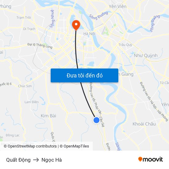 Quất Động to Ngọc Hà map