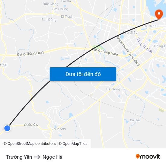 Trường Yên to Ngọc Hà map