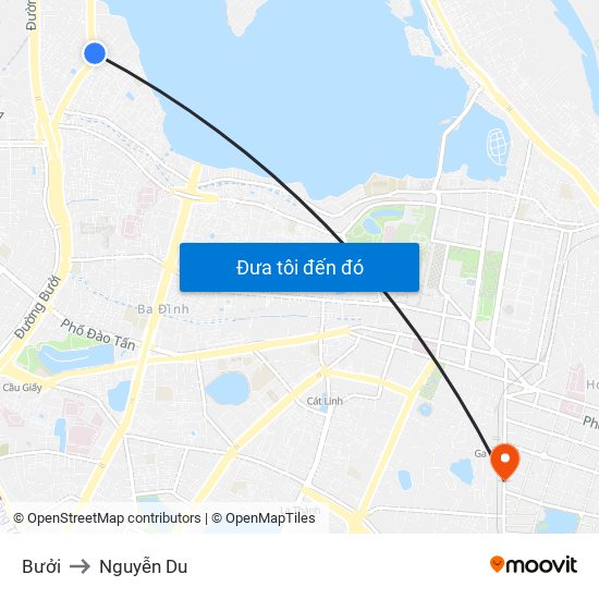 Bưởi to Nguyễn Du map