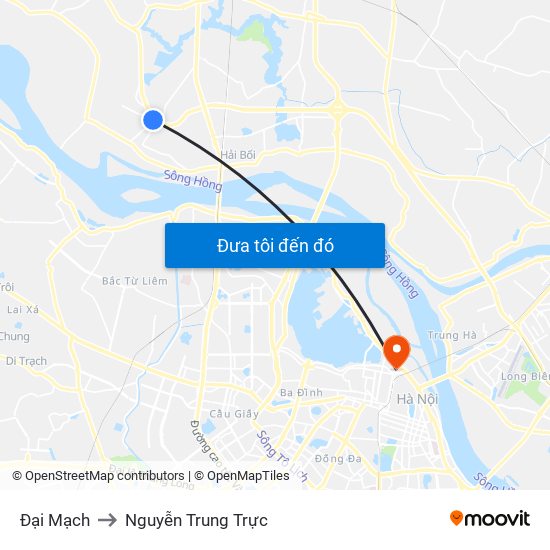 Đại Mạch to Nguyễn Trung Trực map