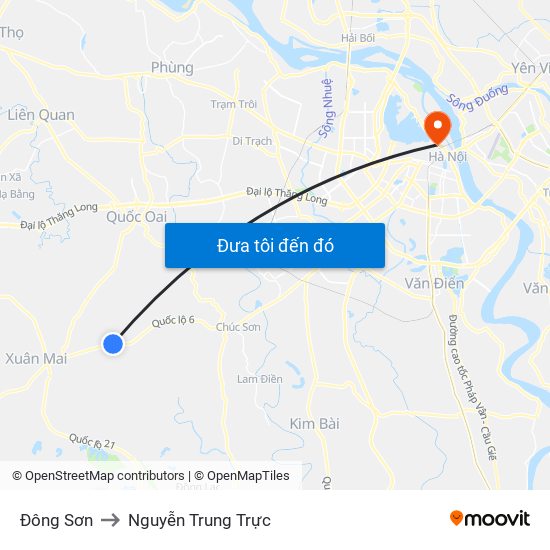 Đông Sơn to Nguyễn Trung Trực map