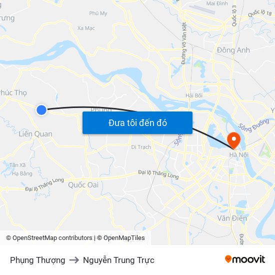 Phụng Thượng to Nguyễn Trung Trực map