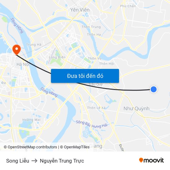 Song Liễu to Nguyễn Trung Trực map