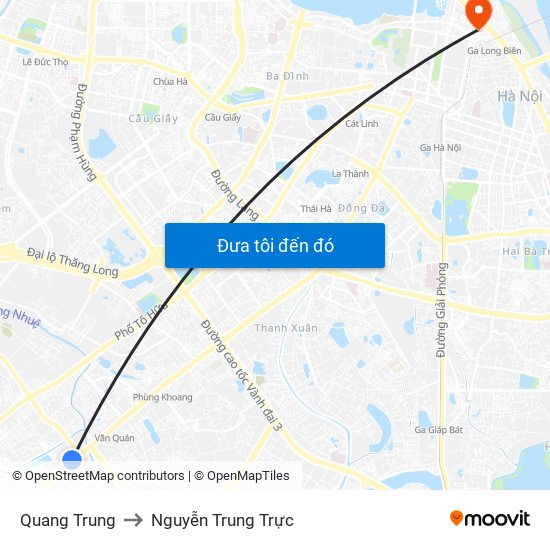 Quang Trung to Nguyễn Trung Trực map