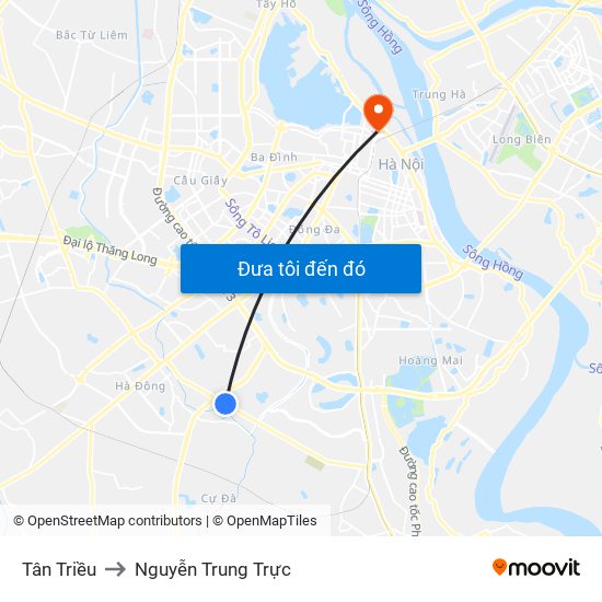 Tân Triều to Nguyễn Trung Trực map