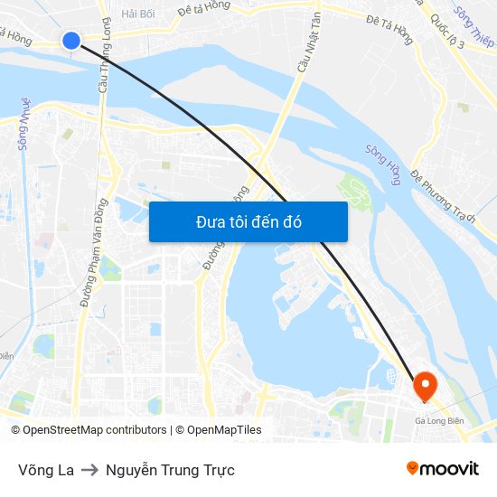 Võng La to Nguyễn Trung Trực map