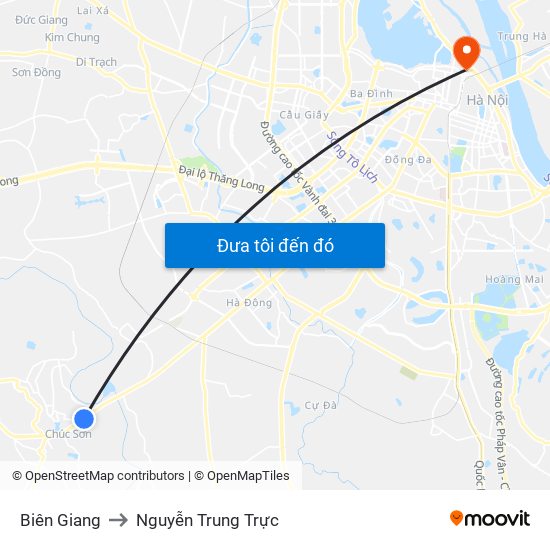 Biên Giang to Nguyễn Trung Trực map