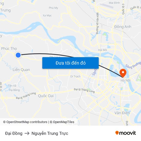 Đại Đồng to Nguyễn Trung Trực map