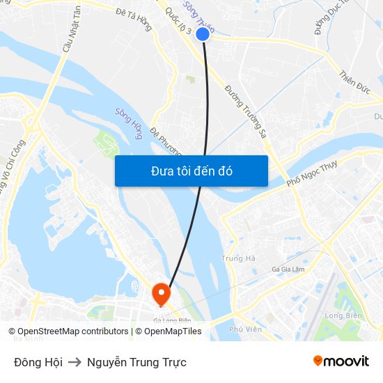 Đông Hội to Nguyễn Trung Trực map