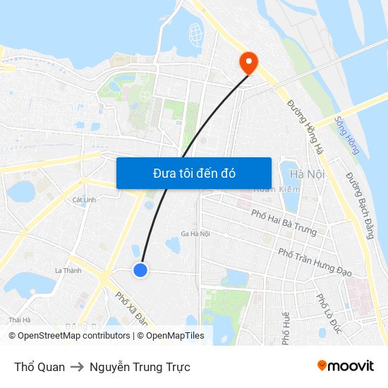 Thổ Quan to Nguyễn Trung Trực map