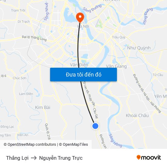 Thắng Lợi to Nguyễn Trung Trực map