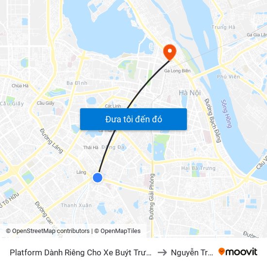 Platform Dành Riêng Cho Xe Buýt Trước Nhà 604 Trường Chinh to Nguyễn Trung Trực map