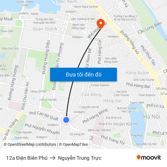 12a Điện Biên Phủ to Nguyễn Trung Trực map