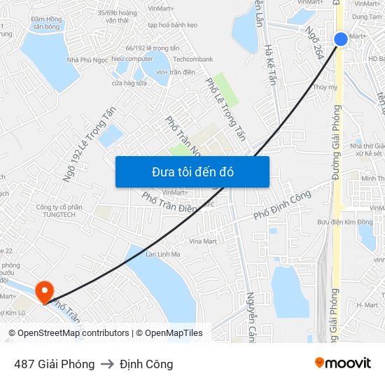 487 Giải Phóng to Định Công map